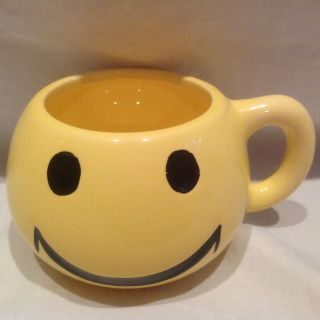 Vintage Rare Mouth Design Have A Day Smiley Face Large Coffee Tea Mug