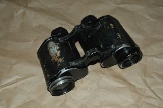 Ww2 German 6x30 Field Binoculars.  Pol.  Dienstglass Very Rare