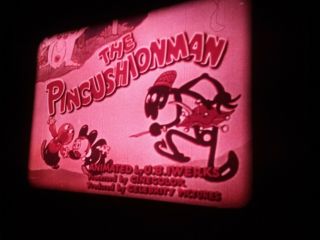 16mm Color Sound - Pincushion Man (1935) Iwerks Cartoon - Rare