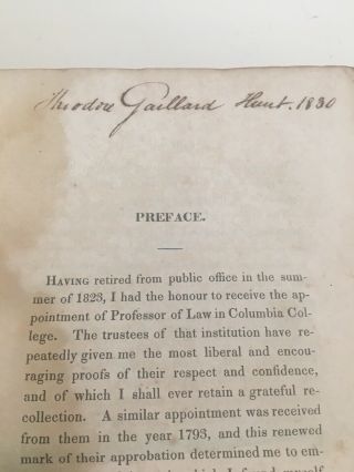 1826 1ST ED American Law Signed by Confederate Soldier,  Judge,  Louisiana RARE 3