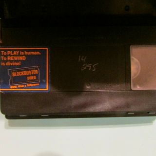 BLOCKBUSTER VHS (GOOD MORNING VIETNAM. ) RARE DEFUNCT VIDEO STORE ROBIN WILLIAMS 3
