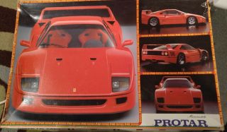 Protar Ferrari F40 1/12 Model Kit - - Rare Clear Body Edition