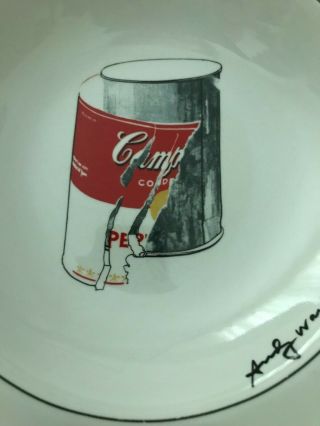 Rare Vintage Andy Warhol Campbell’s Soup Can Block Plate