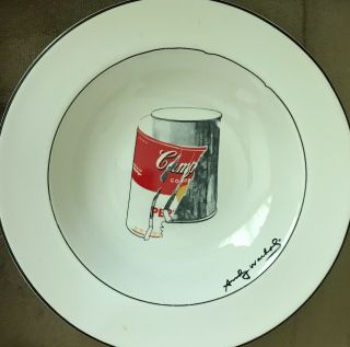 Rare Vintage Andy Warhol Campbell’s Soup Can Block Plate 3