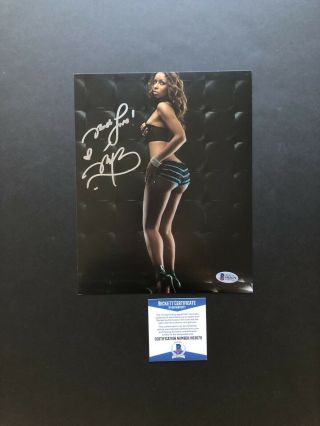 Mya Harrison Autographed Signed 8x10 Photo Beckett Bas Music Hot Sexy Rare