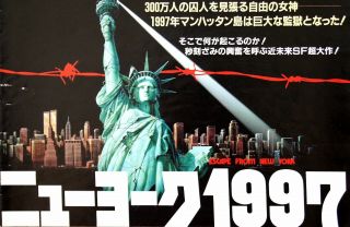 John Carpenter Escape From York 1981 Org Japanese Press Movie Poster Rare