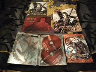 Hellsing Ultimate Steelbook Vol 4 W/ Production Art Book,  Rare,  Out - Of - Print