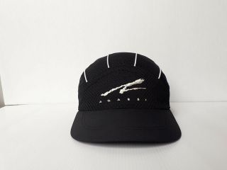Vintage Andre Agassi Nike Black Cap Hat Tennis Mesh Rare