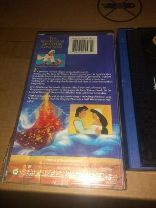 Rare VHS Aladdin and The King Of Thieves Rare Non Clamshell Case Sleeve 3