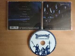 Immortal 2002 " Sons Of Northern Darkness " 1st Press Black Metal Rare