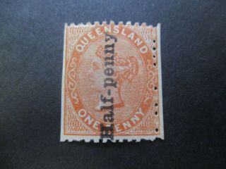 Queensland Stamps: Overprint - Rare (c224)