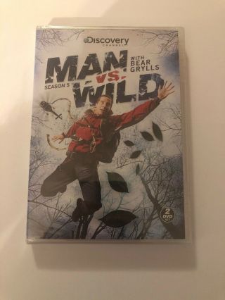 Man Vs.  Wild: Season 5 (dvd,  2011,  2 - Disc Set) Rare Oop