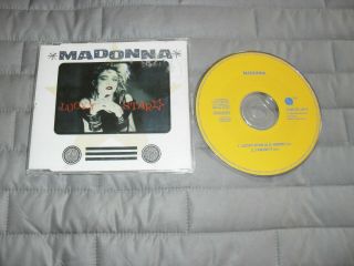 Madonna - Lucky Star - Rare Yellow Label - Cd Single