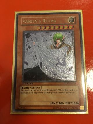Vanity’s Ruler Ultimate Rare 1st Edition Near - Cdip - En024