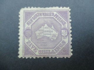 Nsw Stamps: 5/ - Commonwealth Period - Rare (d115)