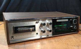 VERY RARE MORSE ELECTROPHONIC AM FM RECEIVER 8 TRACK PLAYER - MODEL T - 480 4