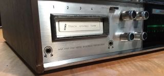 VERY RARE MORSE ELECTROPHONIC AM FM RECEIVER 8 TRACK PLAYER - MODEL T - 480 6