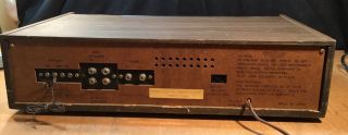VERY RARE MORSE ELECTROPHONIC AM FM RECEIVER 8 TRACK PLAYER - MODEL T - 480 7