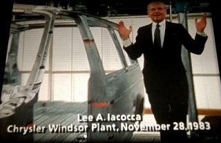 16mm Tv Commercial: 1984 Chrysler Lee A.  Iacocca Promo Premiere Ad - - Rare