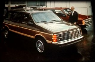 16mm TV commercial: 1984 CHRYSLER LEE A.  IACOCCA PROMO PREMIERE AD - - RARE 4