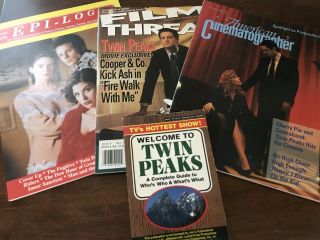 Rare Hard To Find Twin Peaks Magazines & Book David Lynch