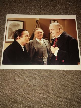 Jeremy Brett,  Edward Hardwicke,  Roy Hudd,  Rare 1994 Sherlock Holmes Press Photo