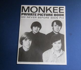1967 Monkees Private Picture Book 100 Never Before Seen Pix 16 Rare 32 Pages