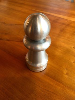 Marcel Gillen Aluminum Pawn,  Extremely Rare Mg Marked