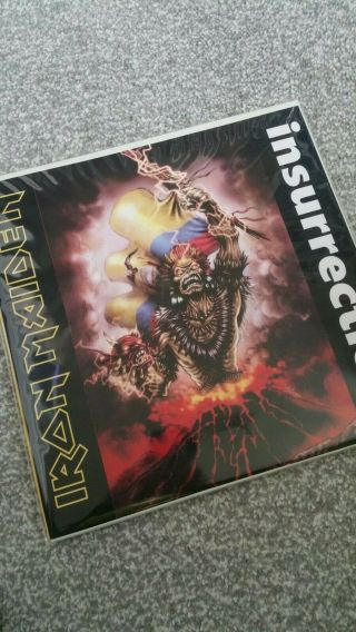 Iron Maiden Insurrection White Vinyl 38/50 Rare,  Only One On Ebay