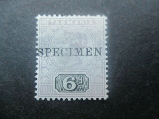 Tasmania Stamps: 1892 - 1899 Specimen - Rare (f389)