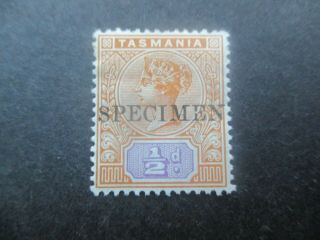 Tasmania Stamps: Specimen - Rare (f386)