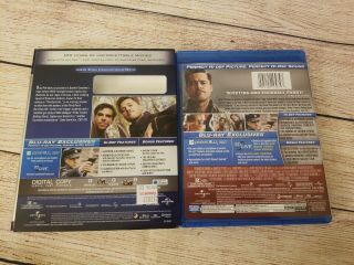 Inglourious Basterds (Blu - ray,  DVD,  2012,  2 - Disc,  No Digital) w/ Rare Slipcover 2