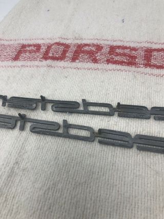 Porsche 356 Speedster Emblem Badge - Patina Pair Rare 4