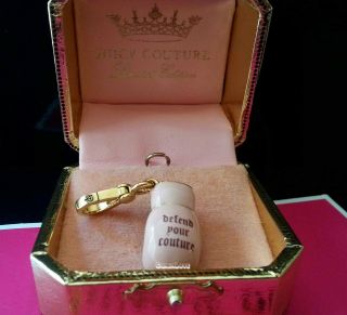 Juicy Couture Pink Boxing Glove Charm Rare And Htf Defend Your Couture