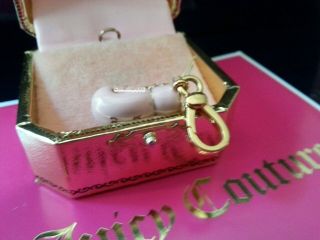 JUICY COUTURE Pink Boxing Glove Charm RARE and HTF Defend Your Couture 6