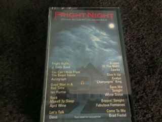 Fright Night - The Motion Picture Soundtrack - Ultra Rare Cassette Tape