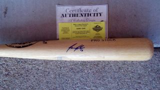 Rare Signed Phillies Top Prospect Aaron Altherr Game Bat Proof