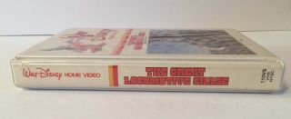 The Great Locomotive Chase Rare & OOP Walt Disney Home Video Clamshell VHS 2