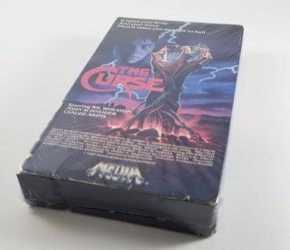 The Curse VHS,  Horror Media Home Entertainment Sci Fi,  Rare, 3