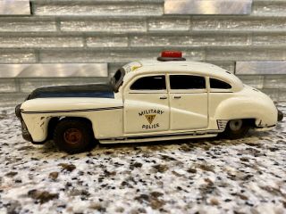 Rare Vintage Tippco Tipp&co Tin Toy Car Military Police 1945 Friction Germany