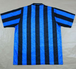 Inter Milan 1991 1992 Home Shirt VERY RARE Authentic Umbro FITGAR (L) 3