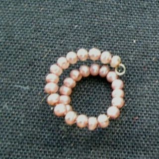 Vintage Barbie Rare Plantation Belle Pink Pearl Snake Bracelet Htf 966