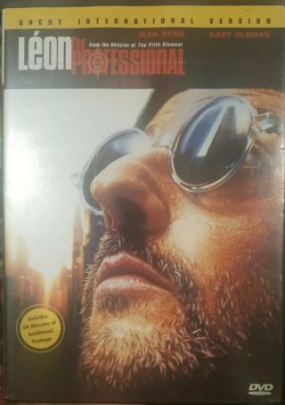 Leon The Professional Rare Dvd Jean Reno Gary Oldman Uncut International Version