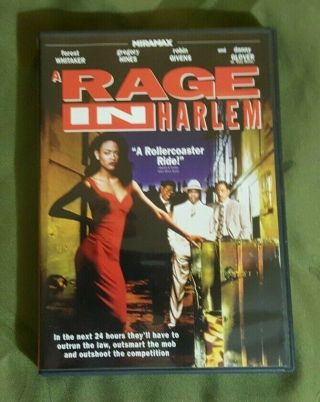 A Rage In Harlem Dvd Rare Oop Forest Whitaker Gregory Hines Robin Givens.  R1 Us