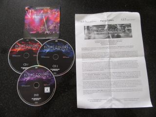 Flying Colors " Second Flight " V Rare Promo 2x Cd,  Dvd,  Press Release