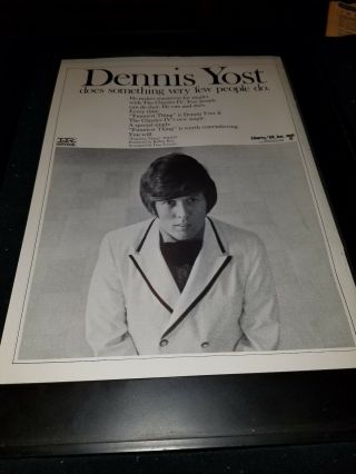 Classics Iv Dennis Yost Funniest Thing Rare Promo Poster Ad Framed