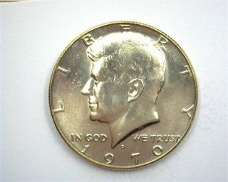 1970 - D Kennedy 50 Cents Gem,  Uncirculated Prooflike Very Rare This