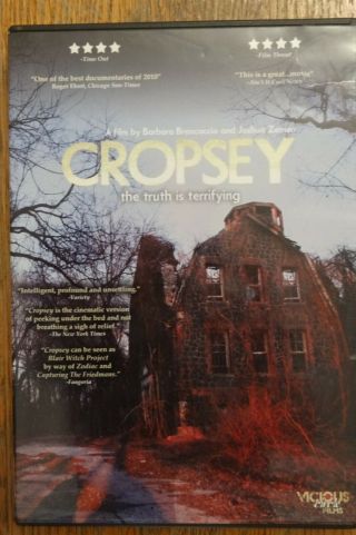 Cropsey Dvd Rare Oop Documentary,  Horror,  Weird,  True Gem