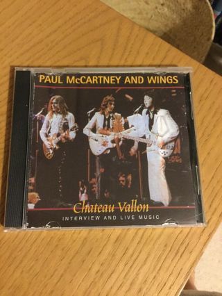 Paul Mccartney & Wings Cd,  Chateau Vallon,  Interview & Live Music,  Rare (beatles)