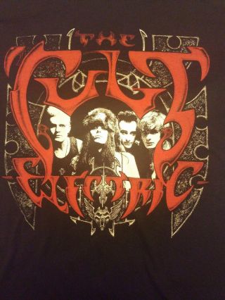 The Cult Electric 30th Anniversary Tour Shirt Mega Rare